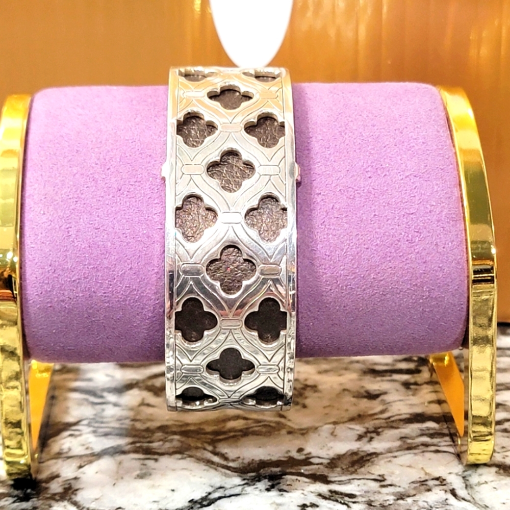 BRIGHTON RETIRED CHRISTO LONDON NARROW CUFF REVERSIBLE BRACELET NWOT